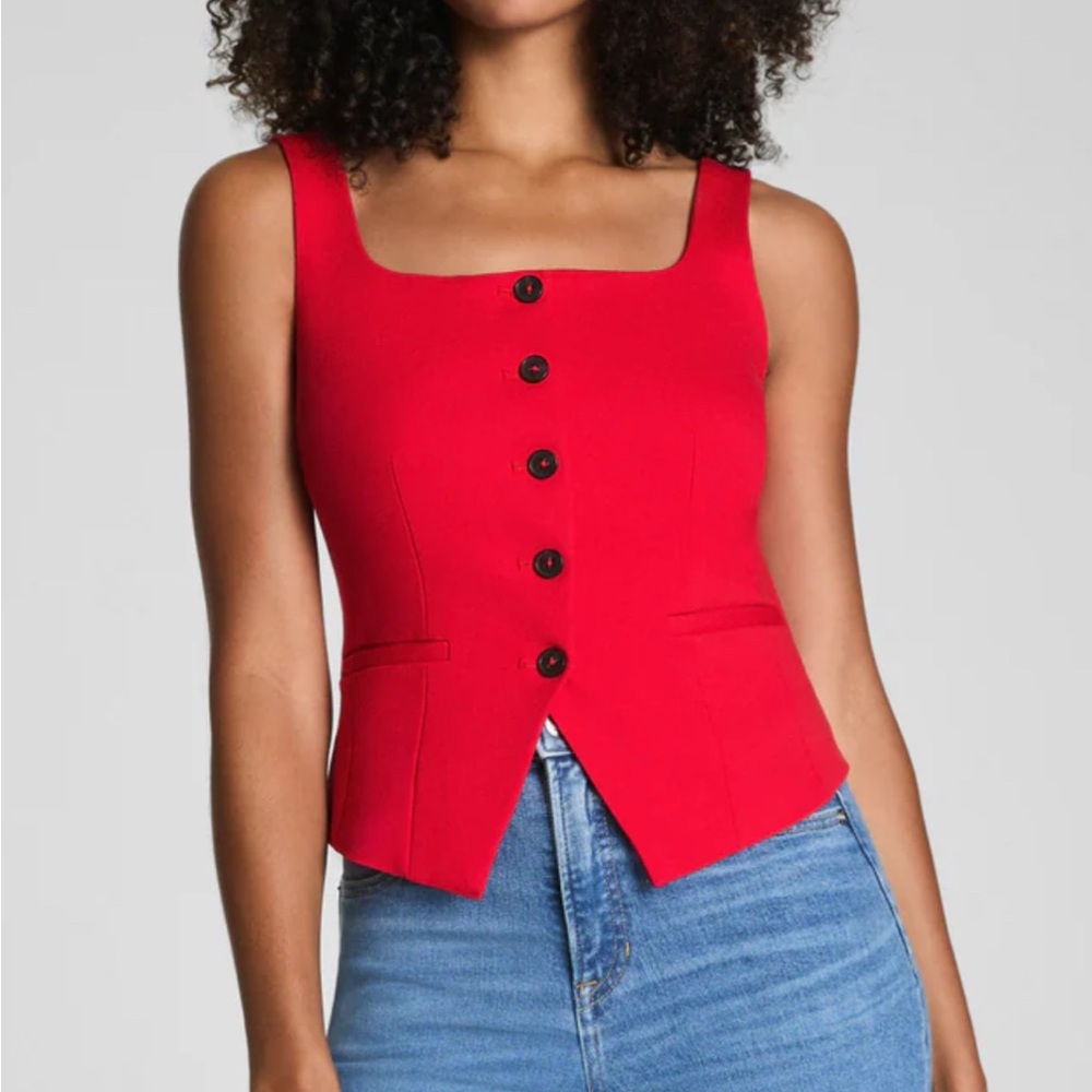 NWT SPANX Ponte Tailored Vest